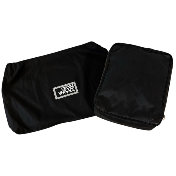 Versace Elegant Black Toiletry Bag